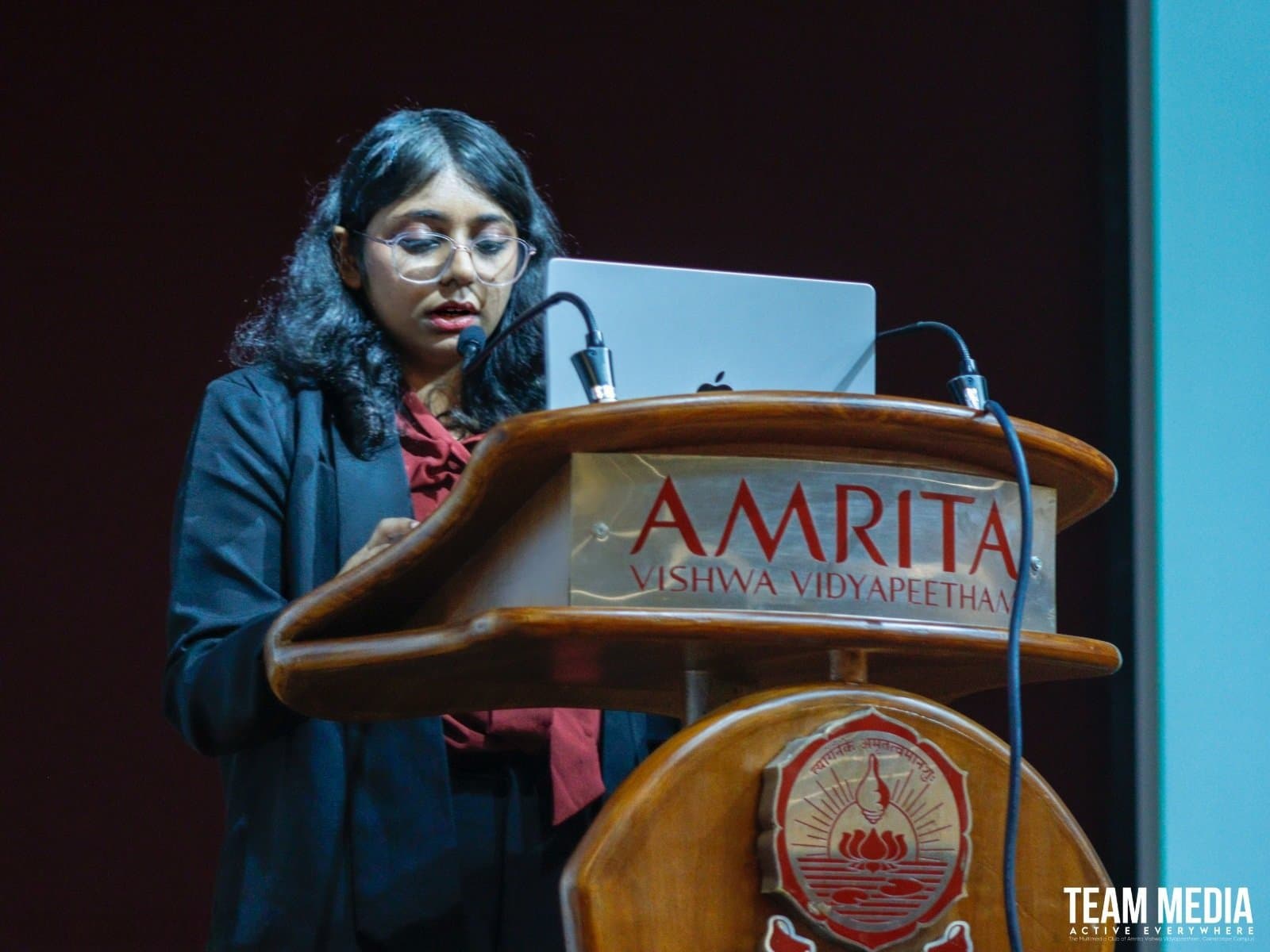 Sharvari at a community event